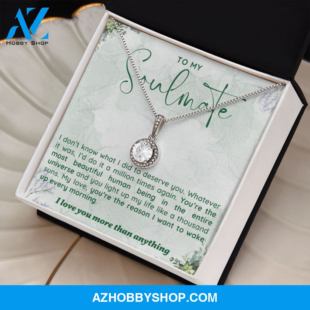 Soulmate - The Reason - Eternal Hope Silver Necklace