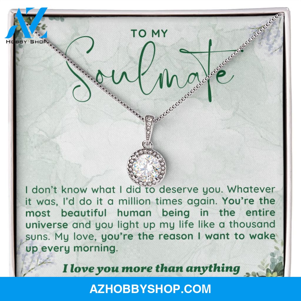 Soulmate - The Reason - Eternal Hope Silver Necklace