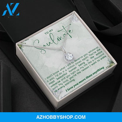 Soulmate - The Reason - Eternal Hope Silver Necklace