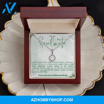 Soulmate - The Reason - Eternal Hope Silver Necklace
