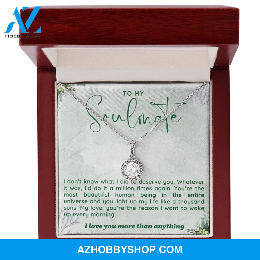 Soulmate - The Reason - Eternal Hope Silver Necklace