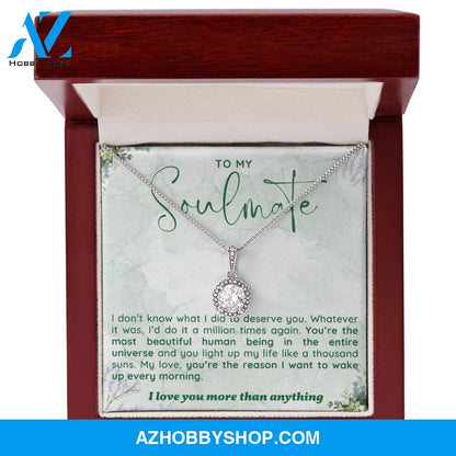 Soulmate - The Reason - Eternal Hope Silver Necklace
