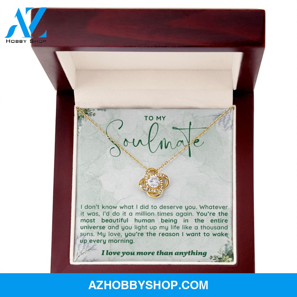 Soulmate - The Reason - Love Knot Necklace