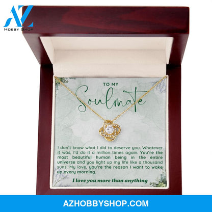 Soulmate - The Reason - Love Knot Necklace