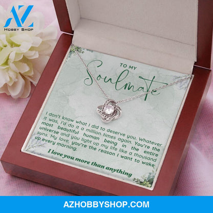 Soulmate - The Reason - Love Knot Necklace