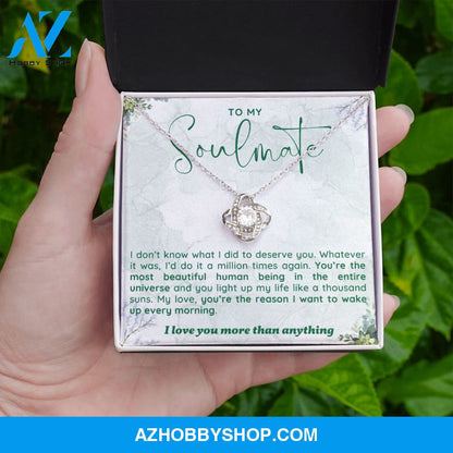 Soulmate - The Reason - Love Knot Necklace