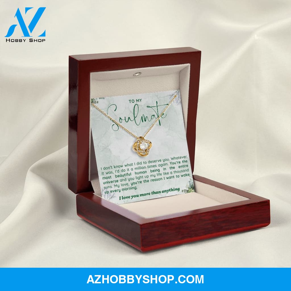 Soulmate - The Reason - Love Knot Necklace