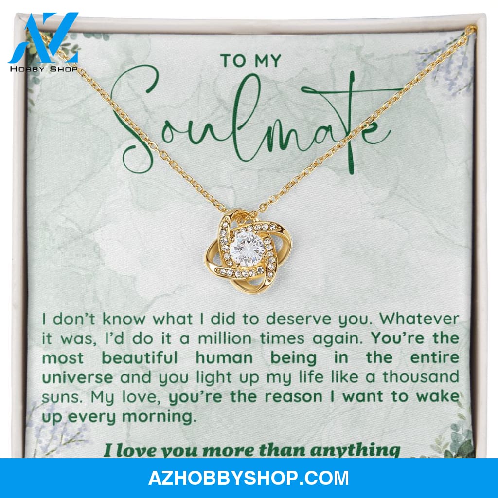 Soulmate - The Reason - Love Knot Necklace