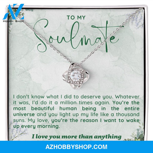 Soulmate - The Reason - Love Knot Necklace