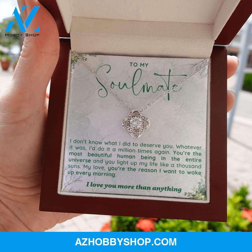 Soulmate - The Reason - Love Knot Necklace