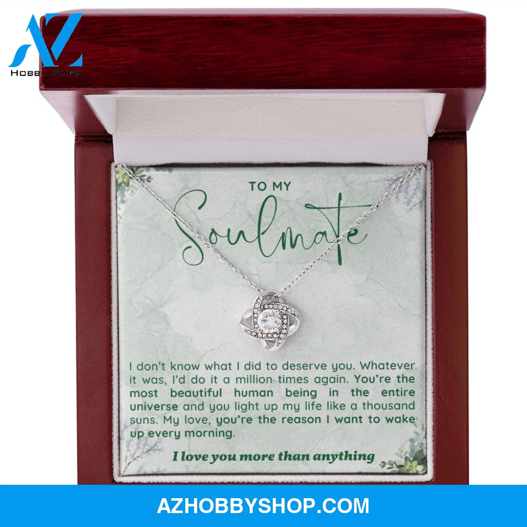 Soulmate - The Reason - Love Knot Necklace