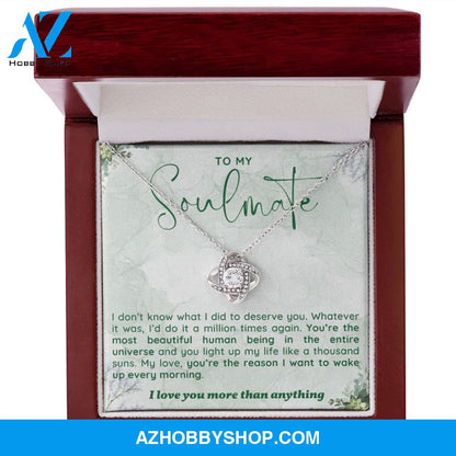 Soulmate - The Reason - Love Knot Necklace