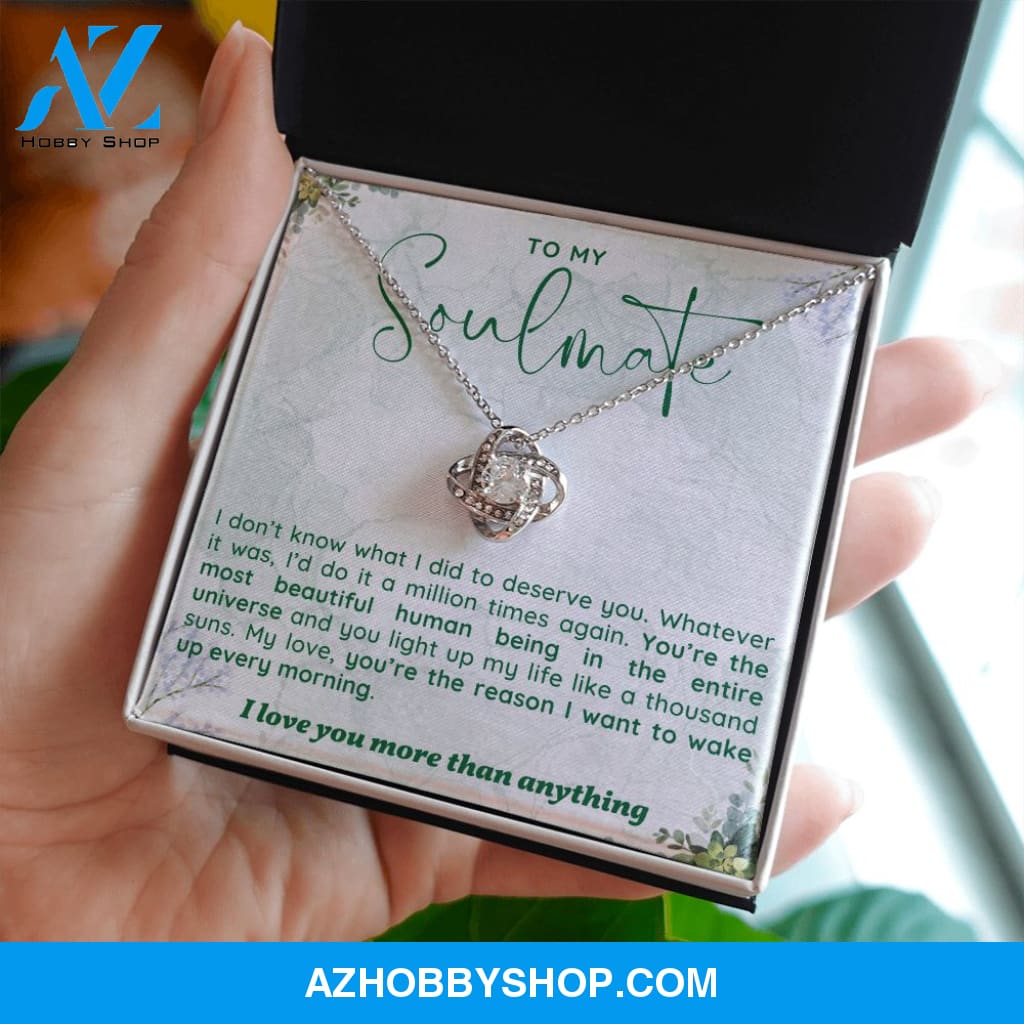 Soulmate - The Reason - Love Knot Necklace