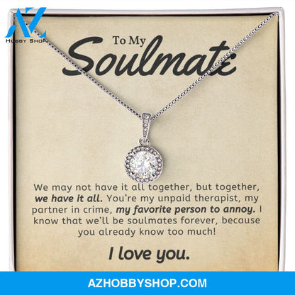 Soulmate - We Have It All - Eternal Hope Silver Necklace