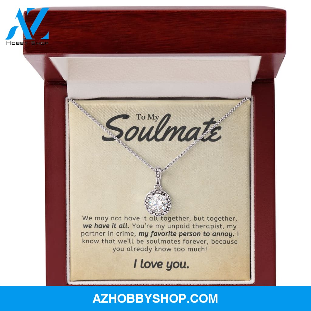 Soulmate - We Have It All - Eternal Hope Silver Necklace