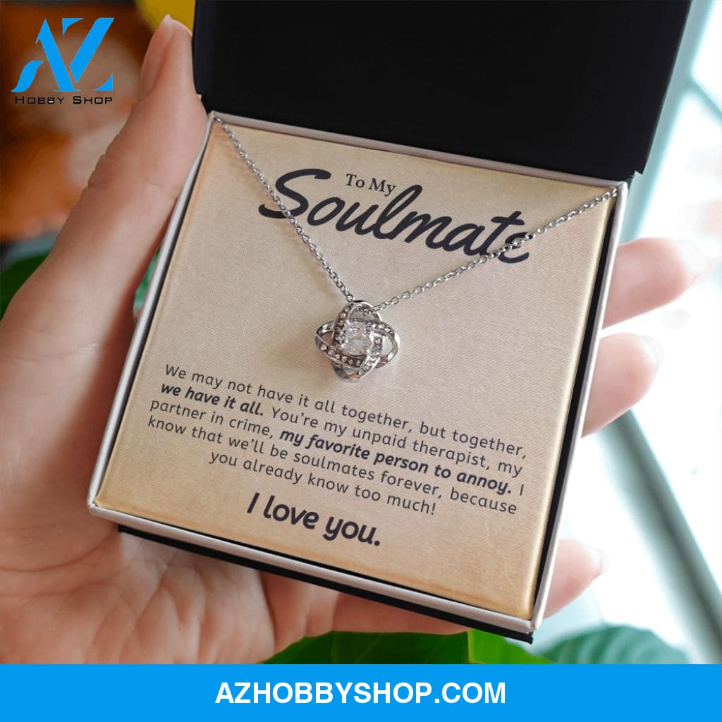 Soulmate - We Have It All - Love Knot Necklace