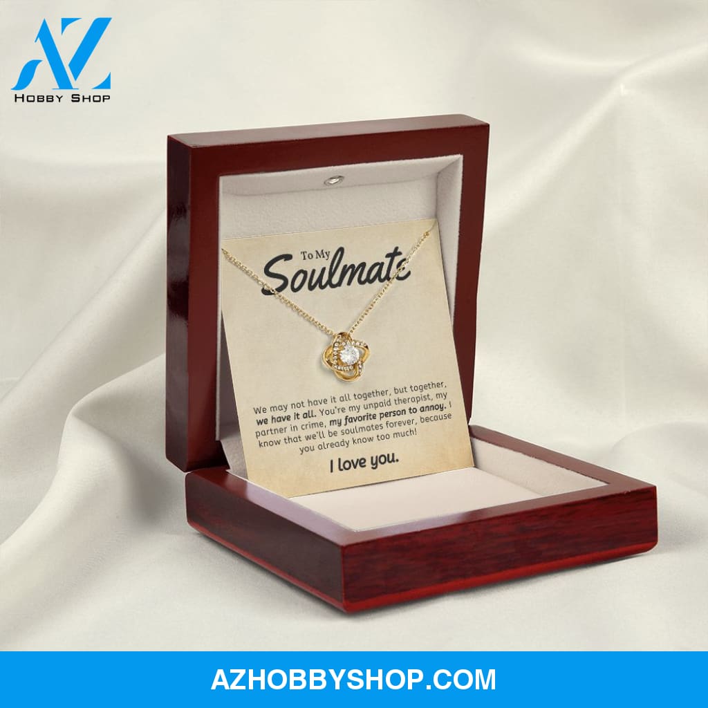 Soulmate - We Have It All - Love Knot Necklace