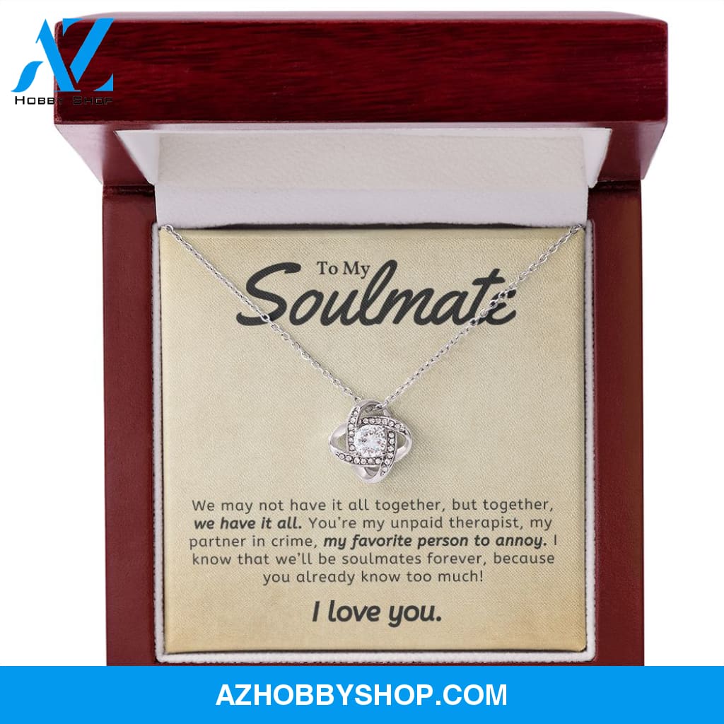 Soulmate - We Have It All - Love Knot Necklace