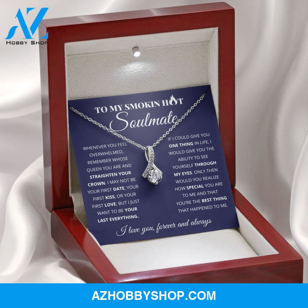 Soulmate - You Are Special - White Gold Alluring Necklace