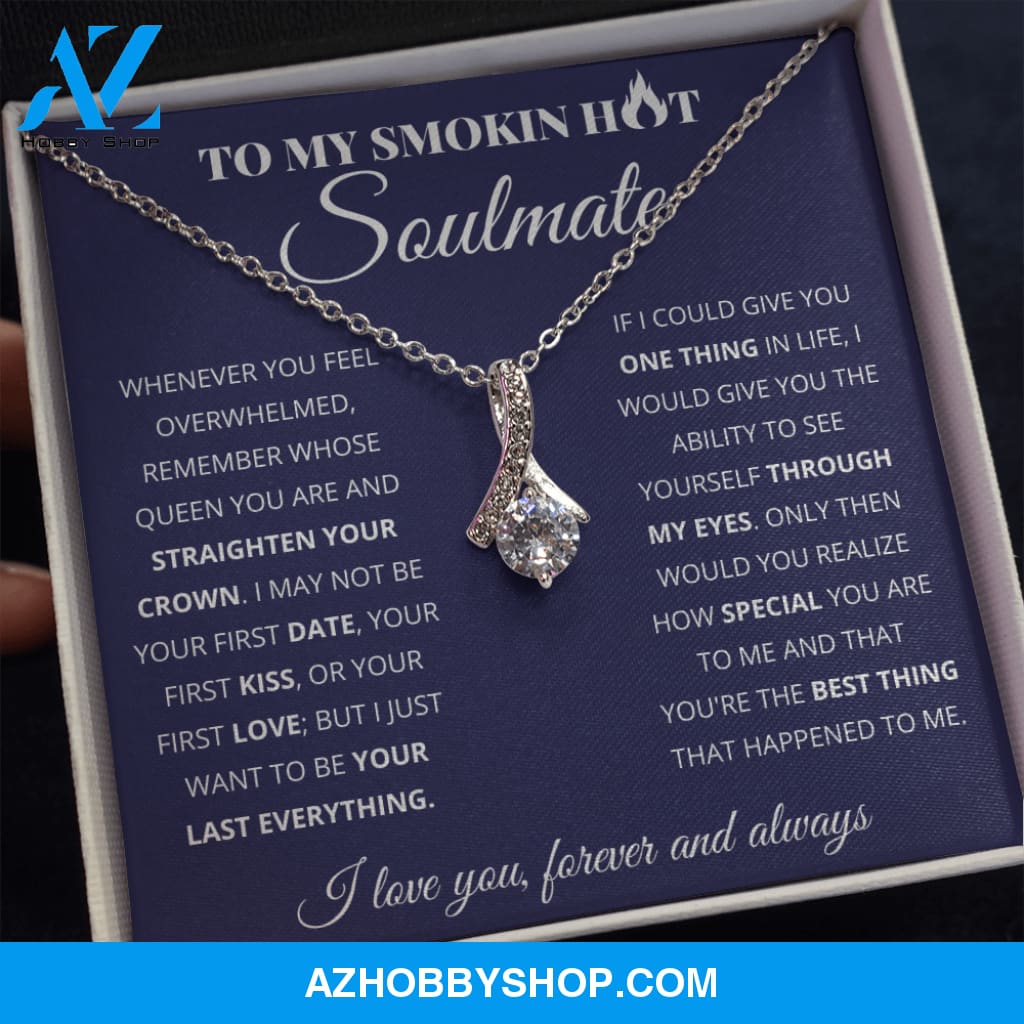 Soulmate - You Are Special - White Gold Alluring Necklace