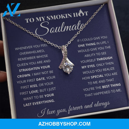 Soulmate - You Are Special - White Gold Alluring Necklace