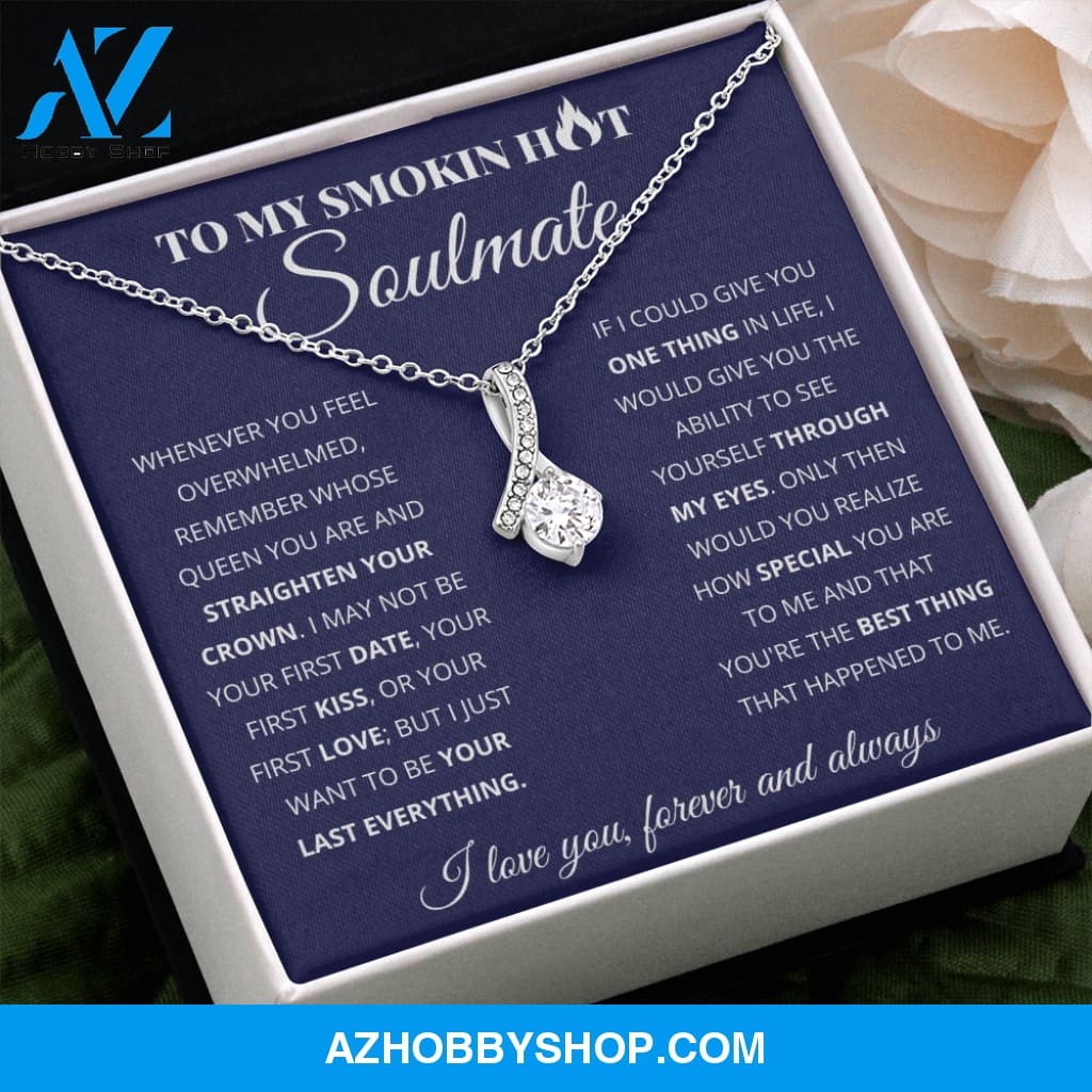 Soulmate - You Are Special - White Gold Alluring Necklace
