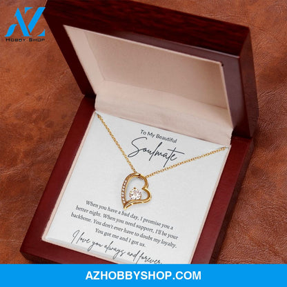 Soulmate -You Got Me - Forever Love Necklace