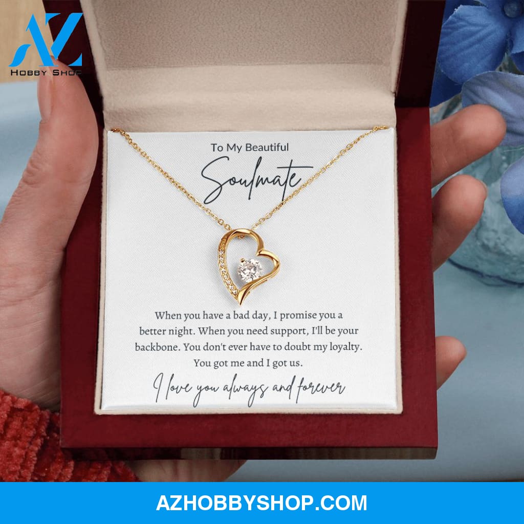 Soulmate -You Got Me - Forever Love Necklace
