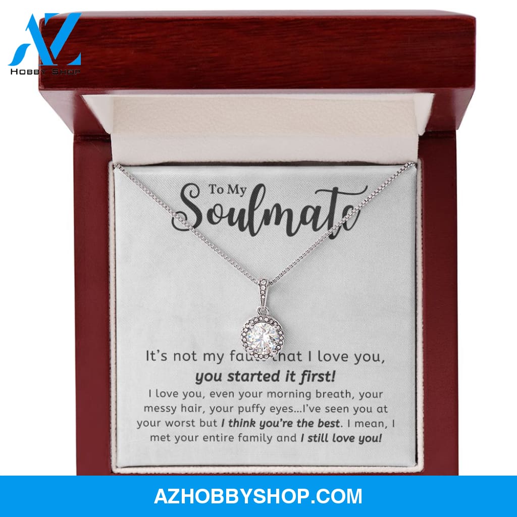 Soulmate - You're The Best - Eternal Hope Silver Necklace