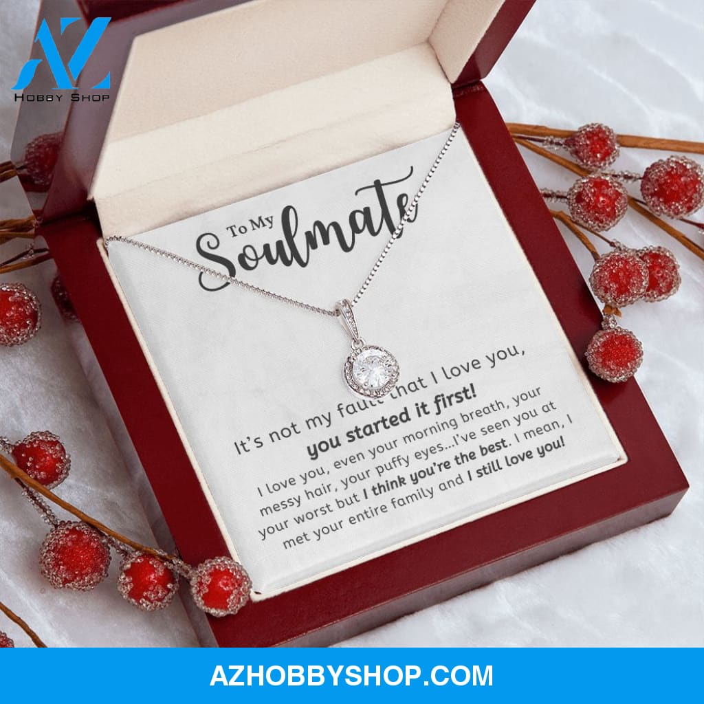 Soulmate - You're The Best - Eternal Hope Silver Necklace