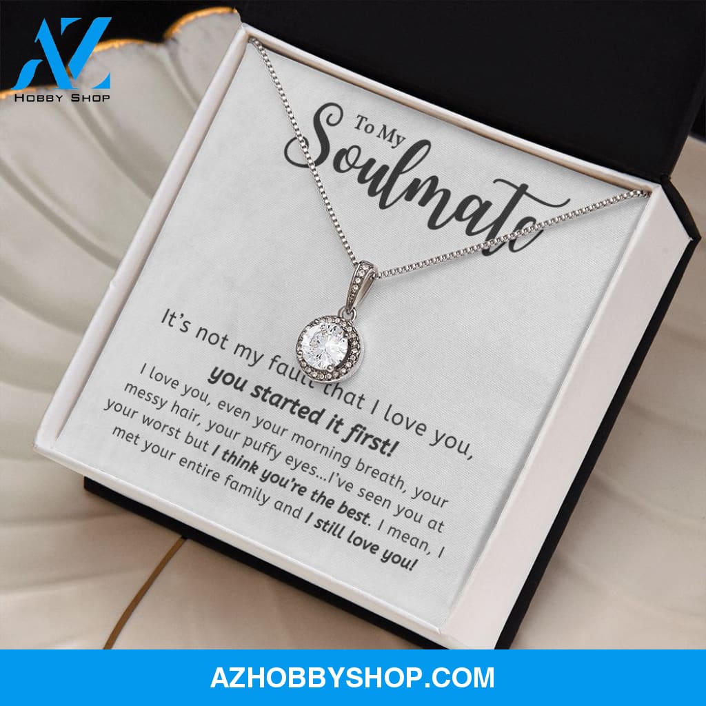 Soulmate - You're The Best - Eternal Hope Silver Necklace