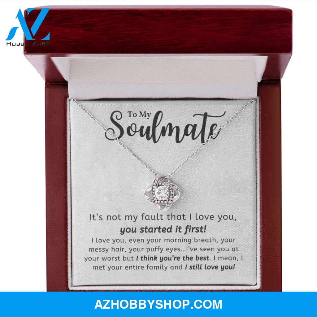 Soulmate - You're The Best - Love Knot Necklace