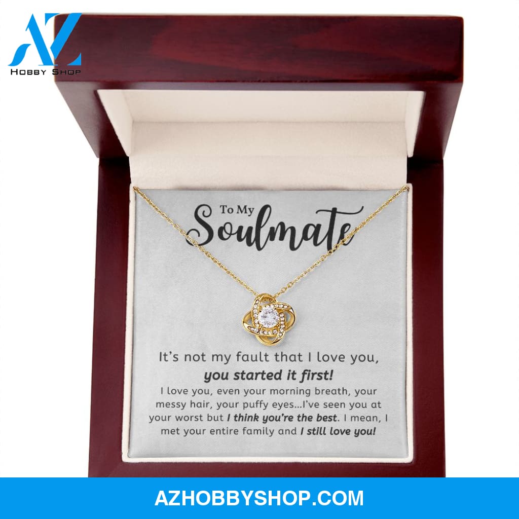 Soulmate - You're The Best - Love Knot Necklace