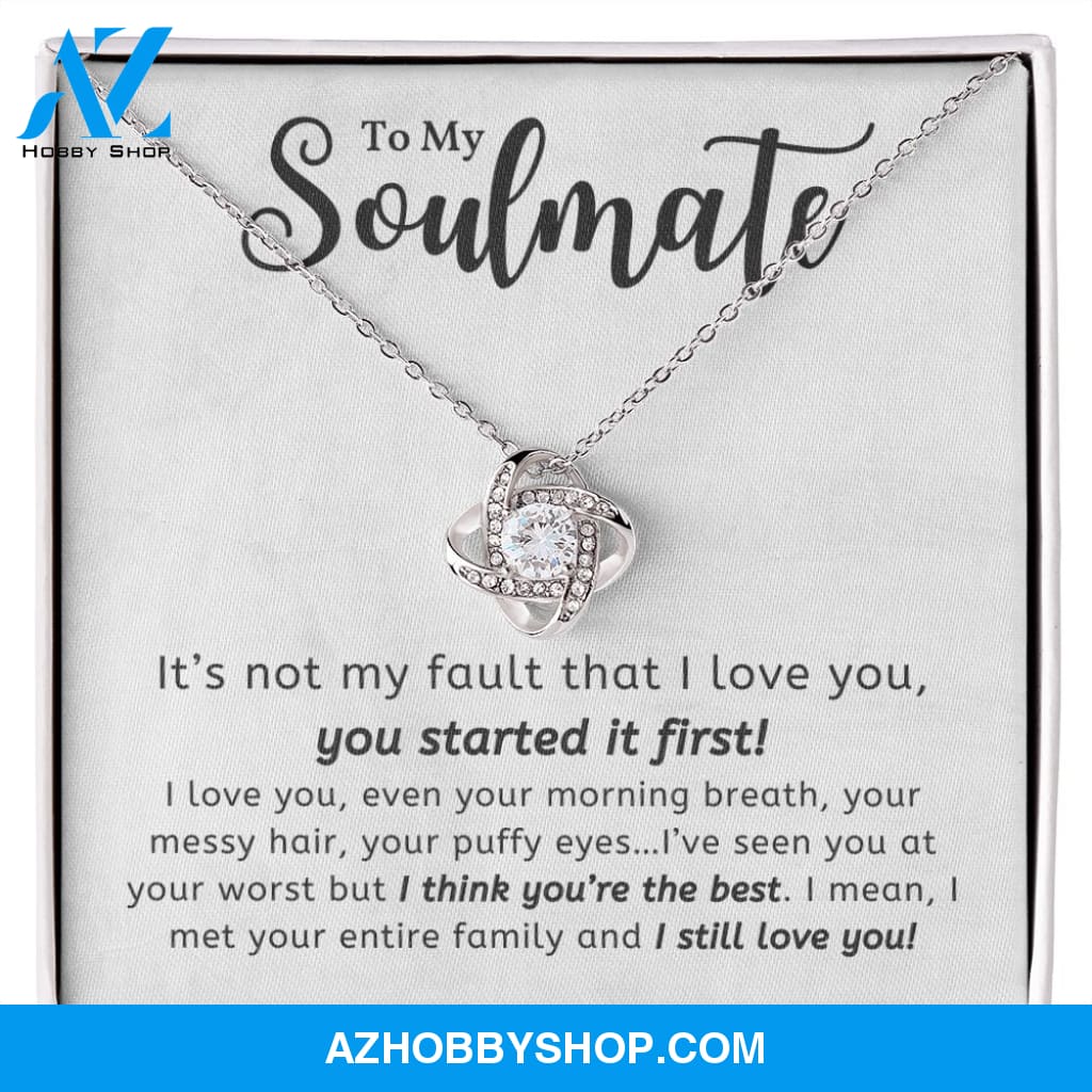 Soulmate - You're The Best - Love Knot Necklace