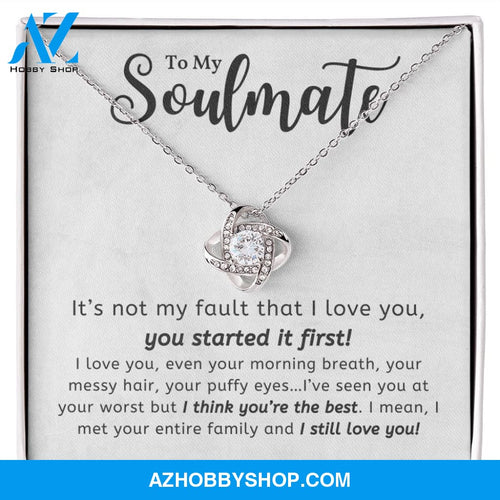 Soulmate - You're The Best - Love Knot Necklace