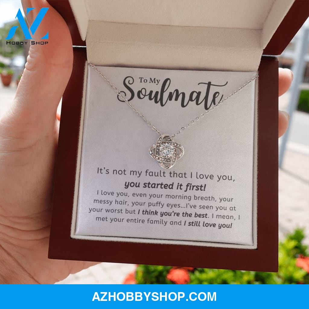 Soulmate - You're The Best - Love Knot Necklace
