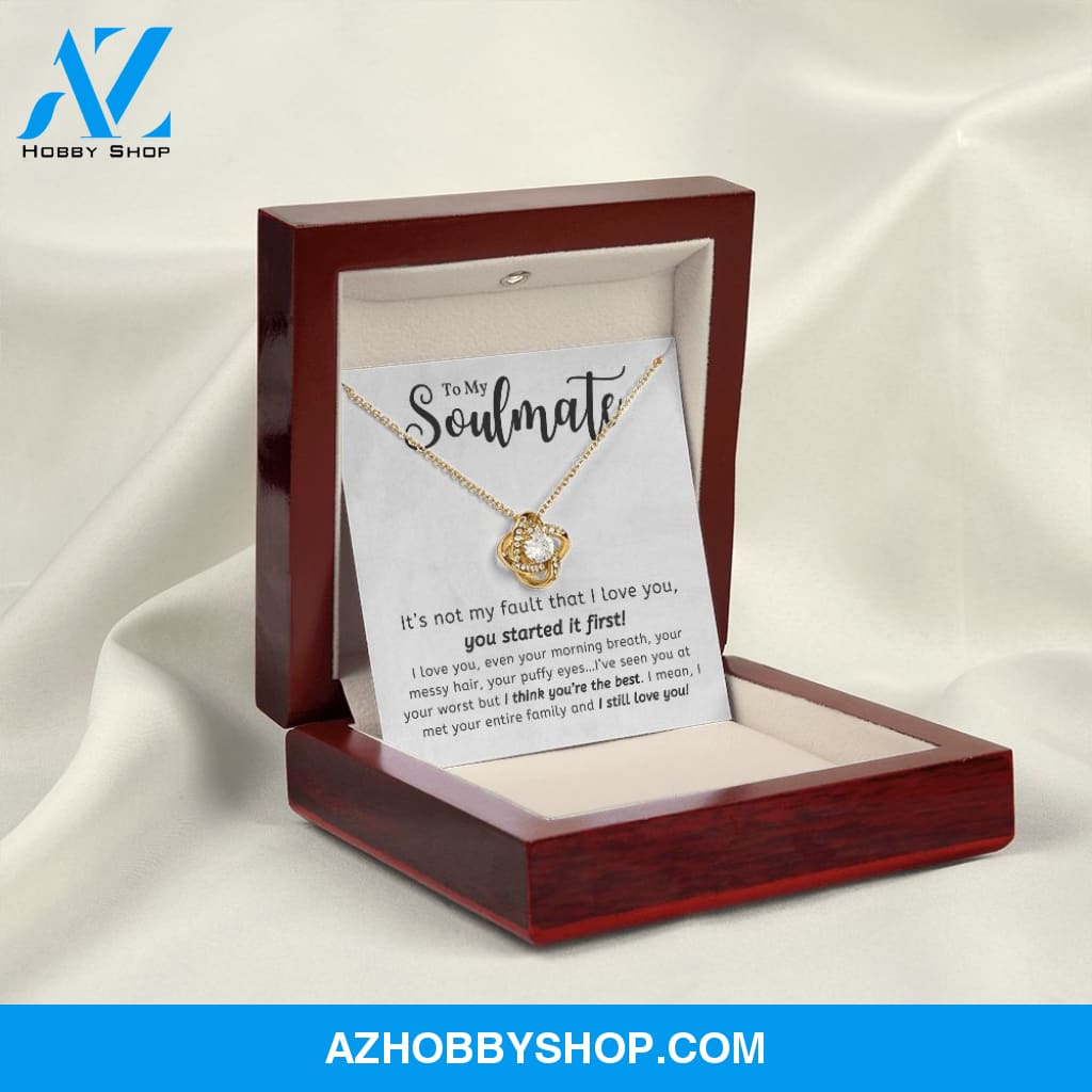 Soulmate - You're The Best - Love Knot Necklace