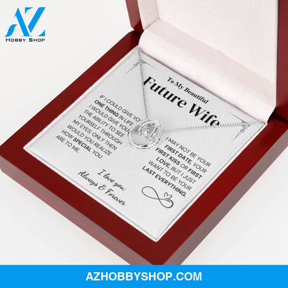Special - Future Wife Gift - Horseshoe Silver Necklace