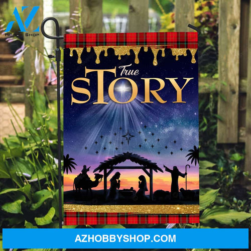 Star of Bethlehem, Abstract cross, Birth of Jesus, True story - Jesus Flag