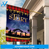 Star of Bethlehem, Abstract cross, Birth of Jesus, True story - Jesus Flag