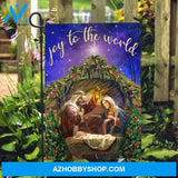 Star of Bethlehem, Birth of Jesus, Cranberry tree, Joy to the world - Jesus Flag