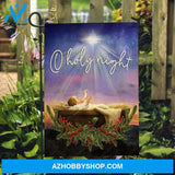 Star of Bethlehem, Shining cross, Cranberry drawing, Jesus born in manger, O Holy Night - Jesus Flag
