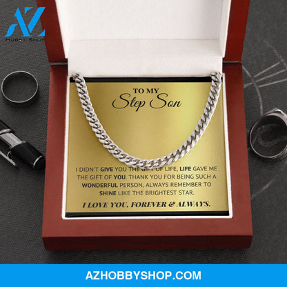 Stepson - Brighest Star - Cuban Link Chain
