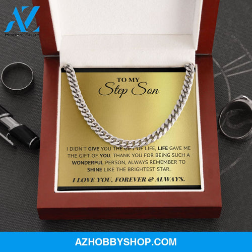Stepson - Brighest Star - Cuban Link Chain