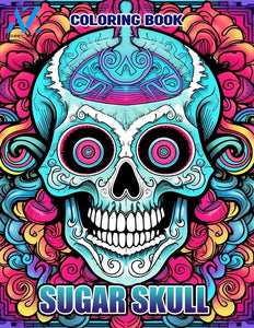 Sugar Skulls 30 Pages Printable Coloring Book