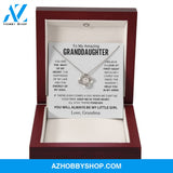 To My Amazing Granddaughter " You are the beat of my heart " Love Grandma Love Knot Necklace