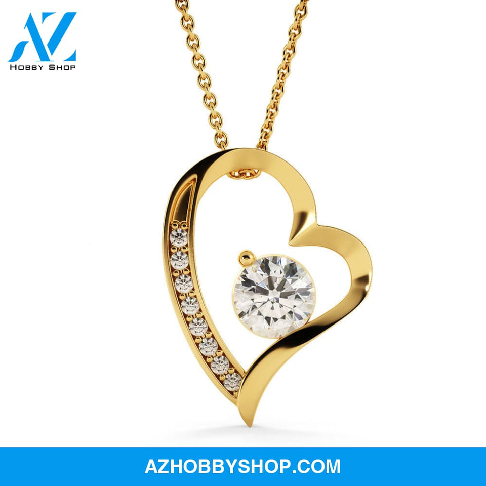 To My Badass Daughter You'll Always Be My Baby Girl Forever Love Necklace