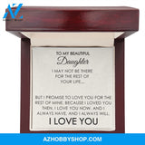 To My Beautiful Daughter - Personalized Necklace - I Love You