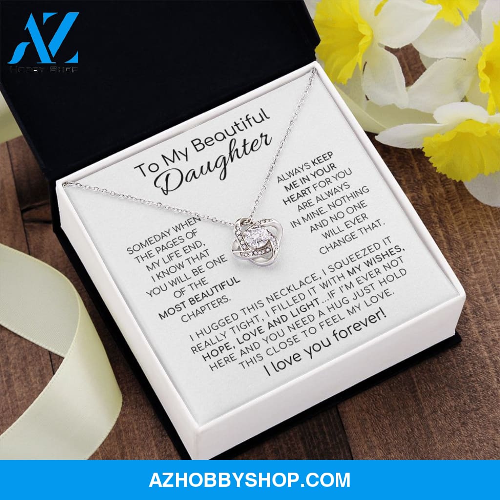 To My Beautiful Daughter | The Most Beautiful Chapters | Love Knot Necklace