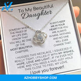 To My Beautiful Daughter | The Most Beautiful Chapters | Love Knot Necklace